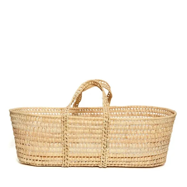 Bohemia Design Natural Baby Moses Basket – Palm Leaf